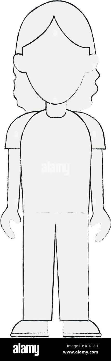 Young woman avatar full body Stock Vector Image & Art - Alamy