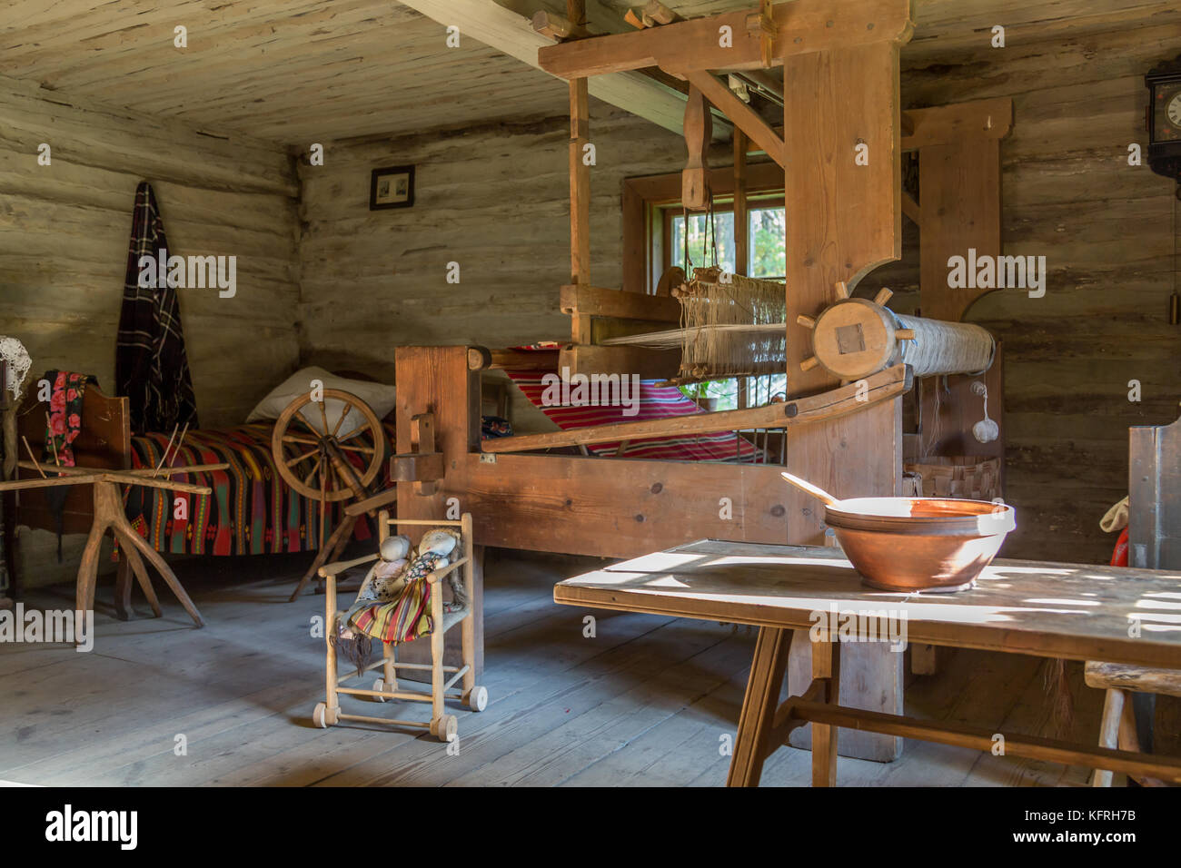 Old Living Room in Traditional country house Stock Photo - Alamy
