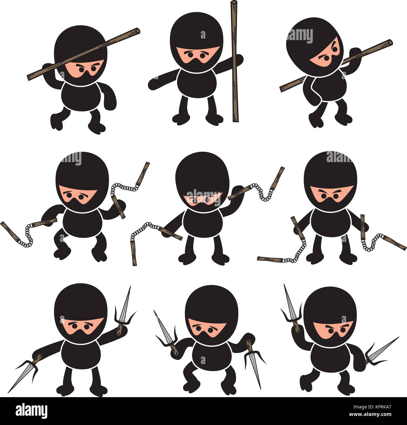 Ninja- An Illustration of a Ninja Stock Vector Image & Art - Alamy