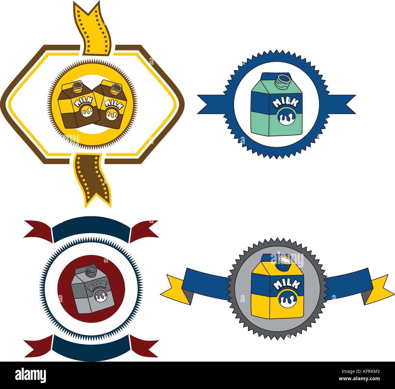 milk drink theme vector graphic art design illustration Stock Vector Image & Art Alamy