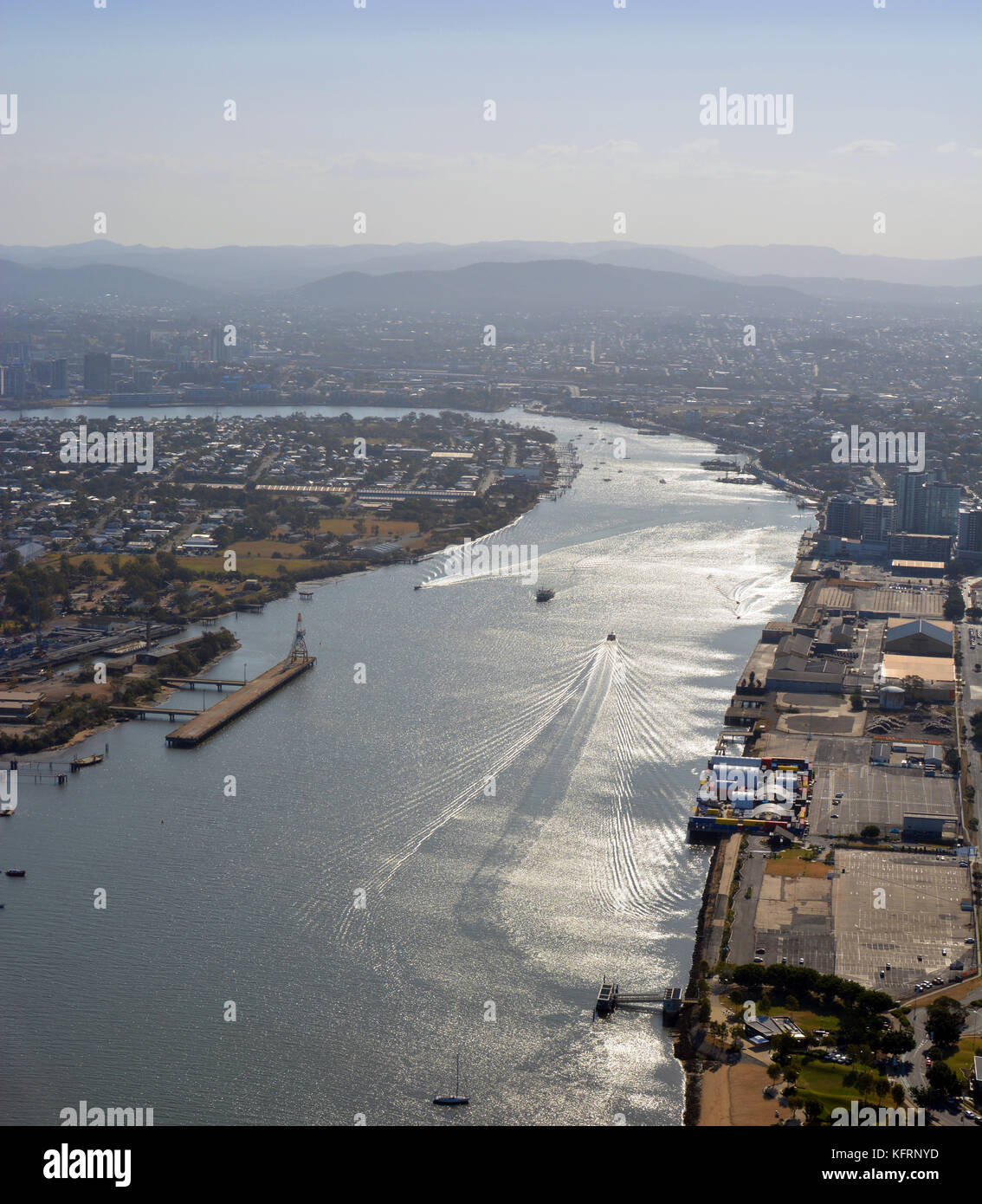 Brisbane aerial view hires stock photography and images Alamy