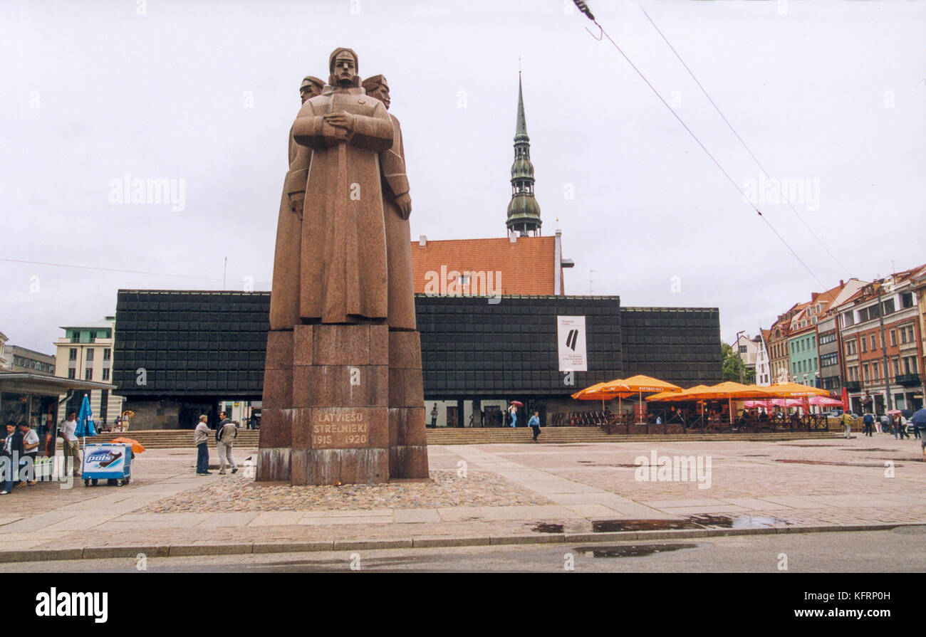 RIGA Latvia 2006 Latvia Riflemen monument since the Soviet era in ...
