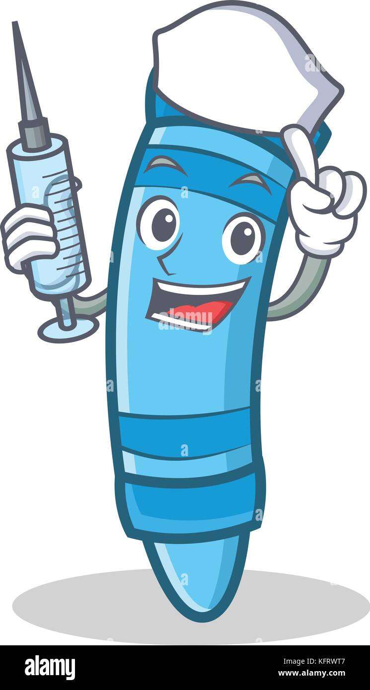 Nurse crayon character cartoon style Stock Vector Image & Art Alamy
