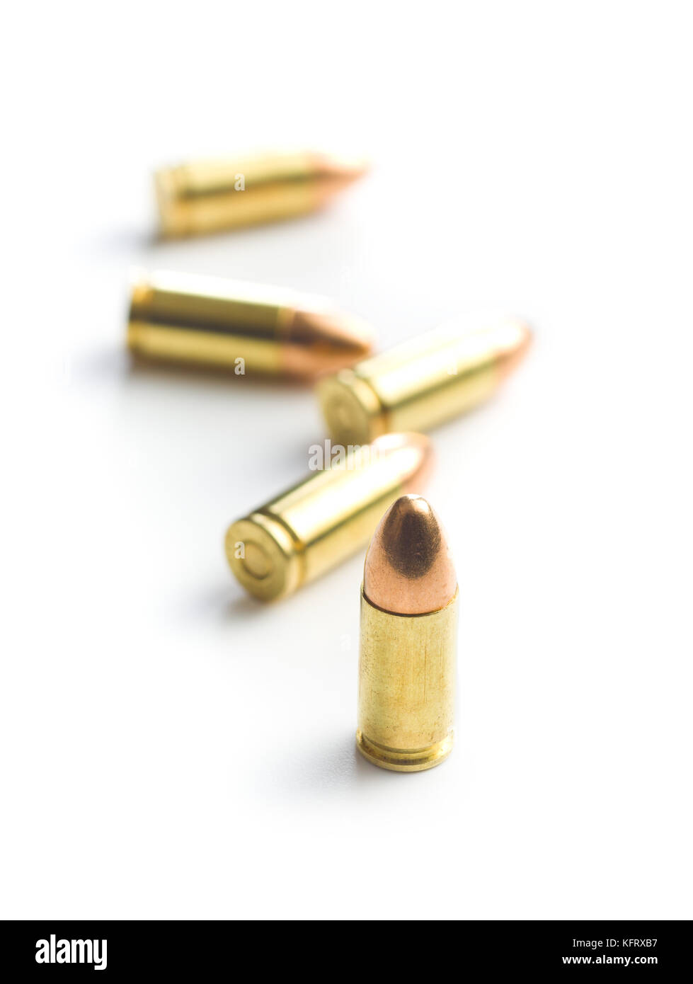 Cup of bullets - isolated stock photo. Image of danger - 150727228