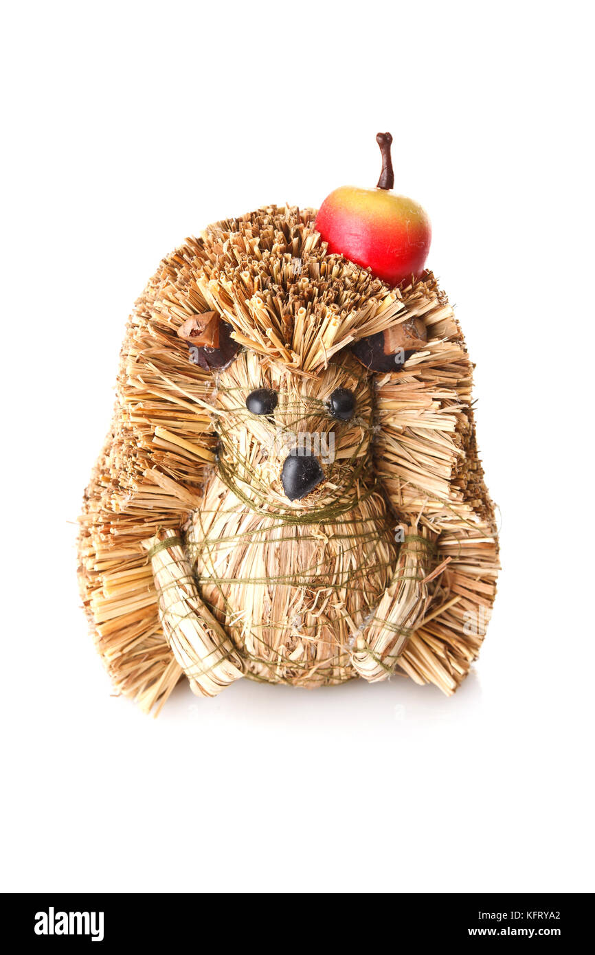 https://c8.alamy.com/comp/KFRYA2/hedgehog-toy-with-apple-on-its-head-KFRYA2.jpg
