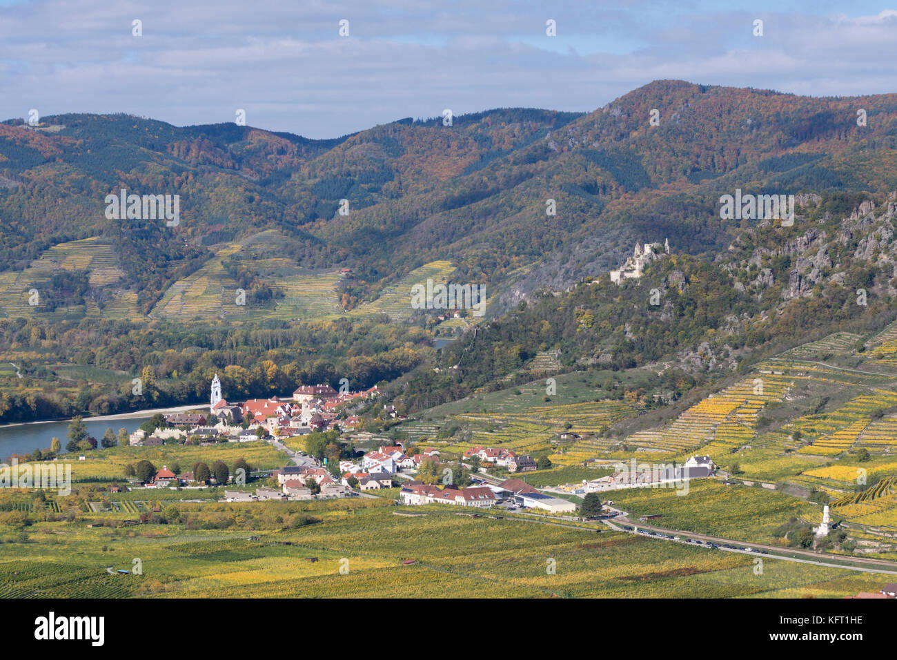 An autumnal view on the regional landmarks of the Abbey Church of ...