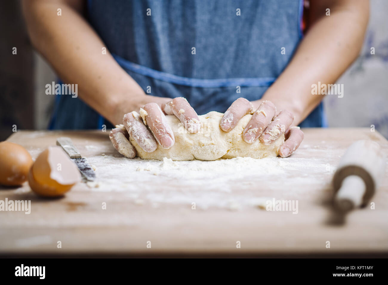 making-of-the-traditional-italian-pasta-dough-stock-photo-alamy
