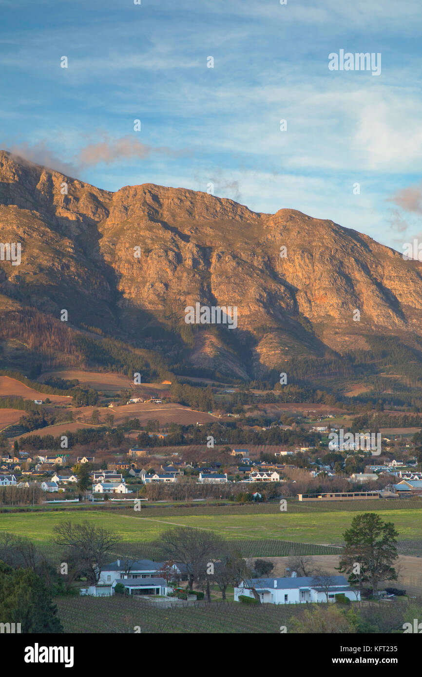 Franschhoek, Western Cape, South Africa Stock Photo