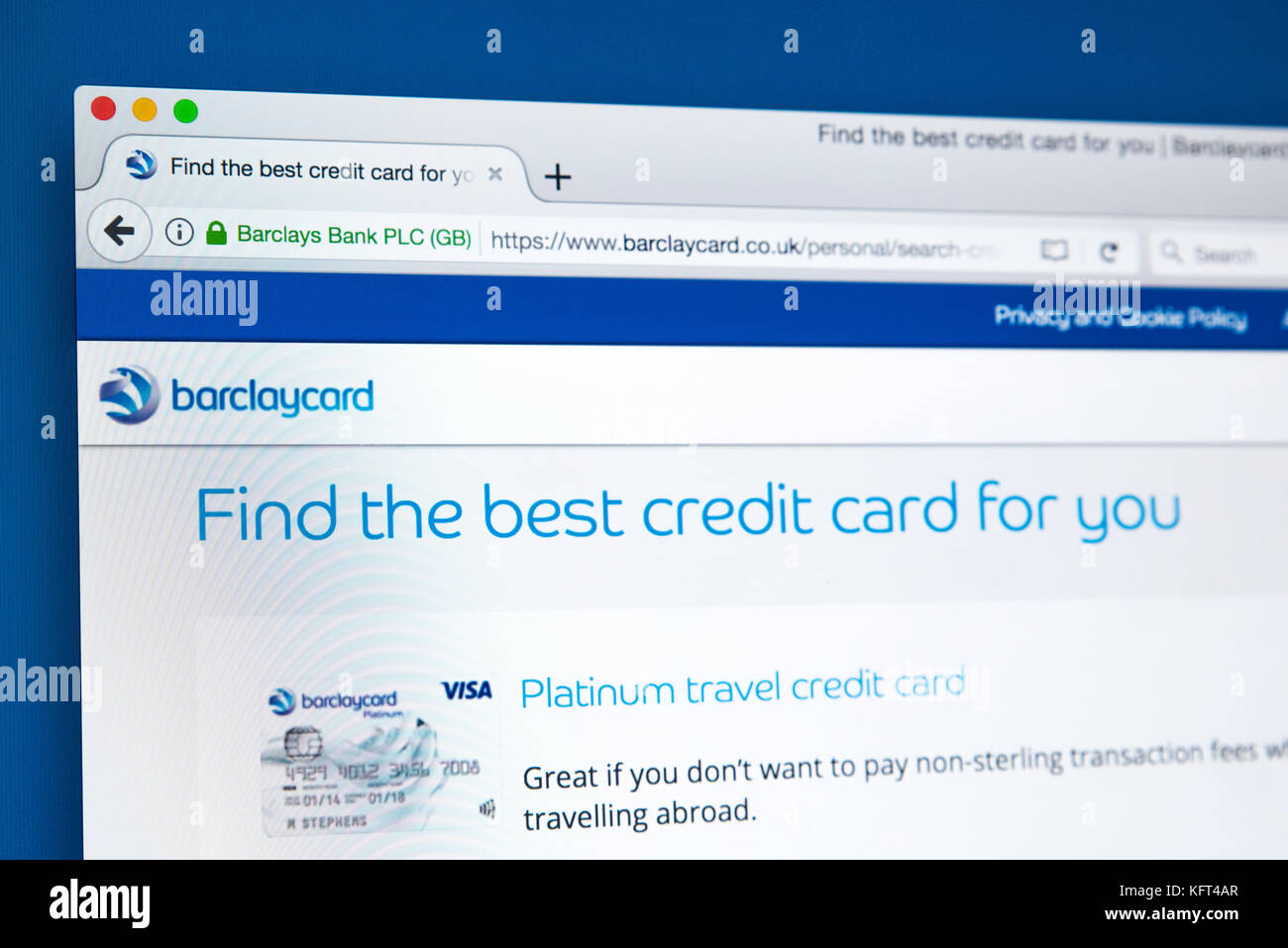 Logo barclaycard hi-res stock photography and images - Alamy