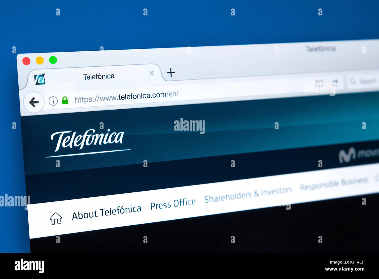 Of the spanish company telefonica hires stock