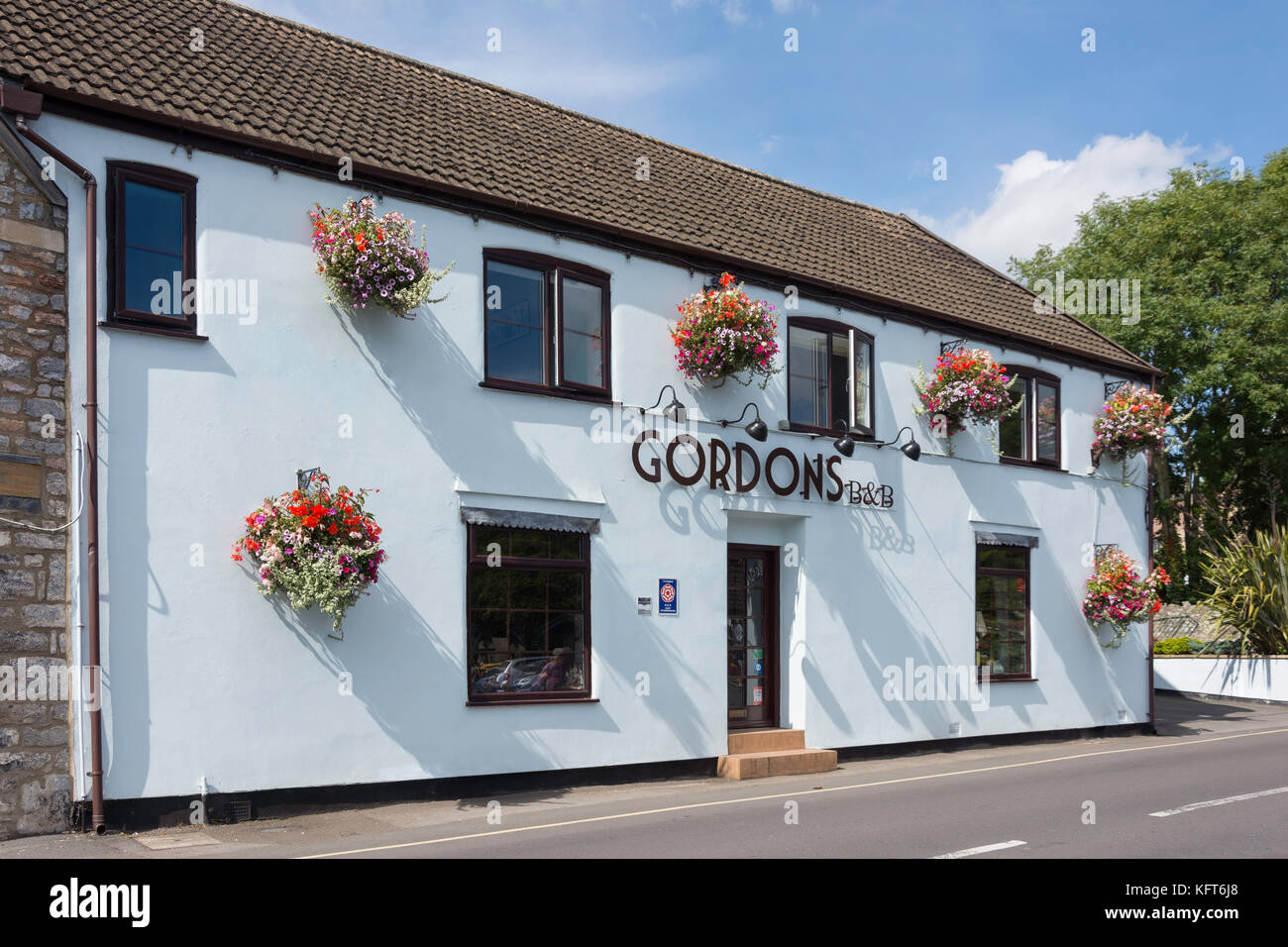 Gordons B&B Hotel ,Cliff Street, Cheddar, Somerset, England, United Kingdom Stock Photo
