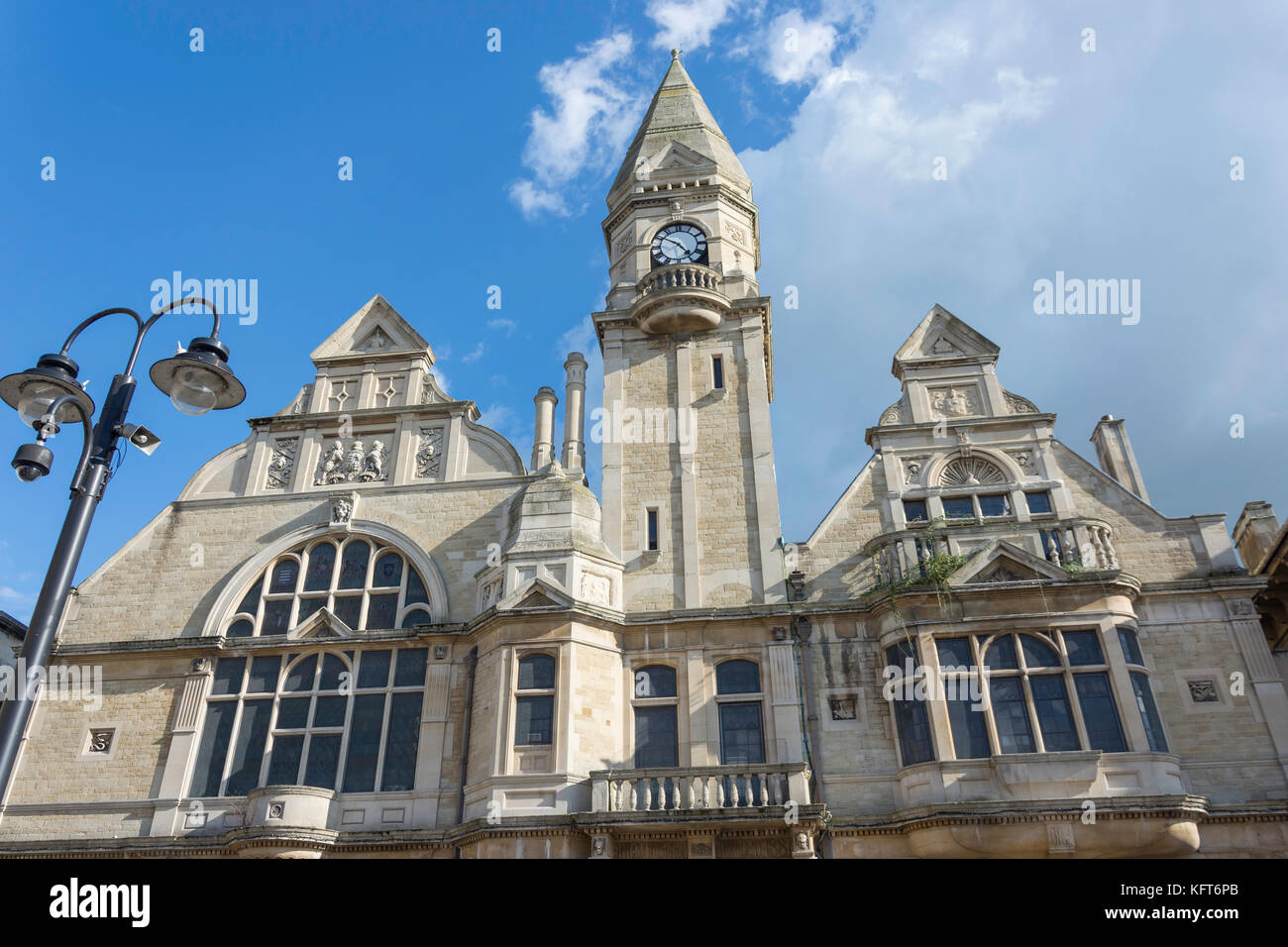 Trowbridge Town Hall, Market Street, Trowbridge, Wiltshire, England, United Kingdom Stock Photo