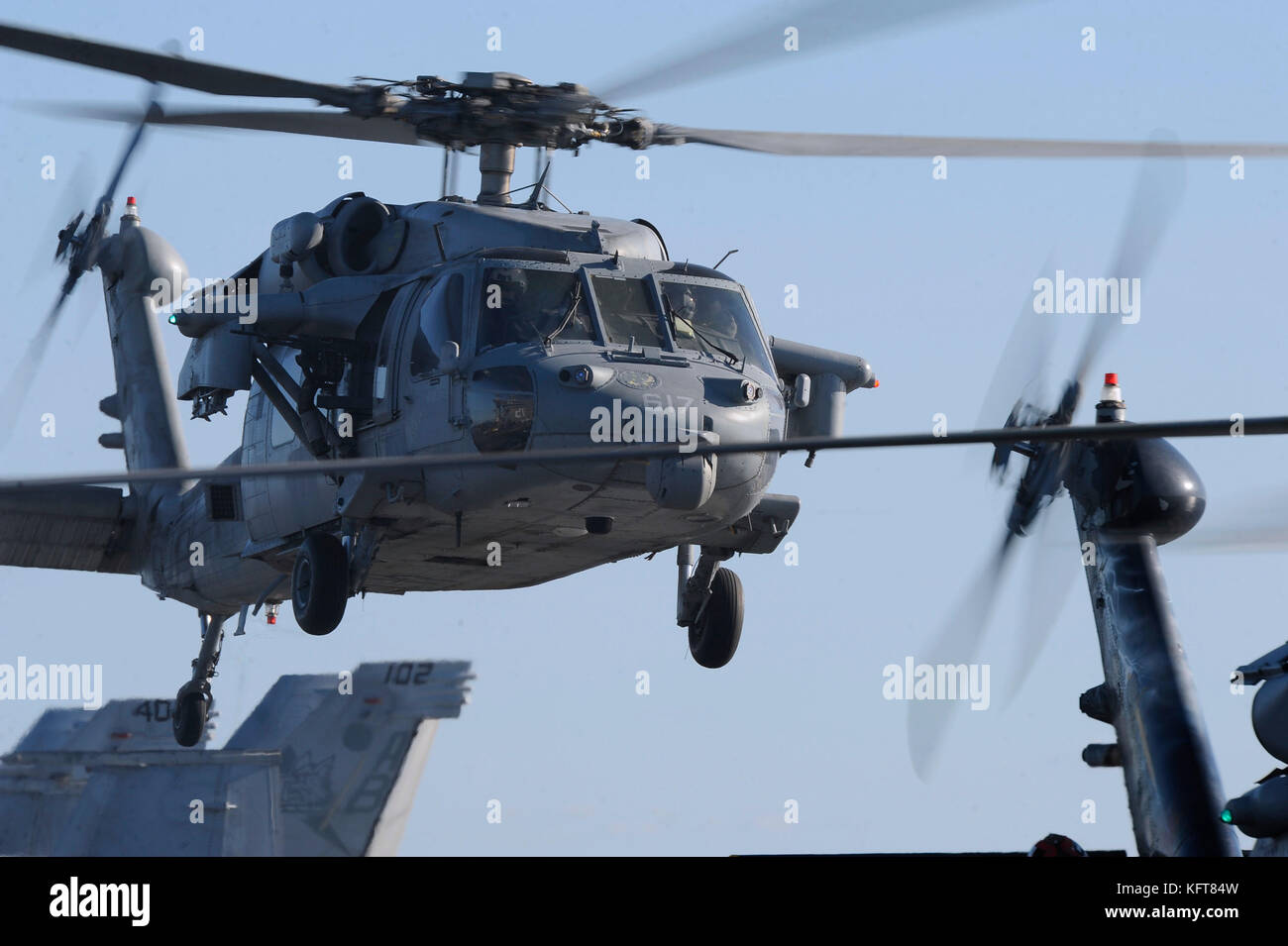 MH-60S Sea Hawk helicopter Stock Photo