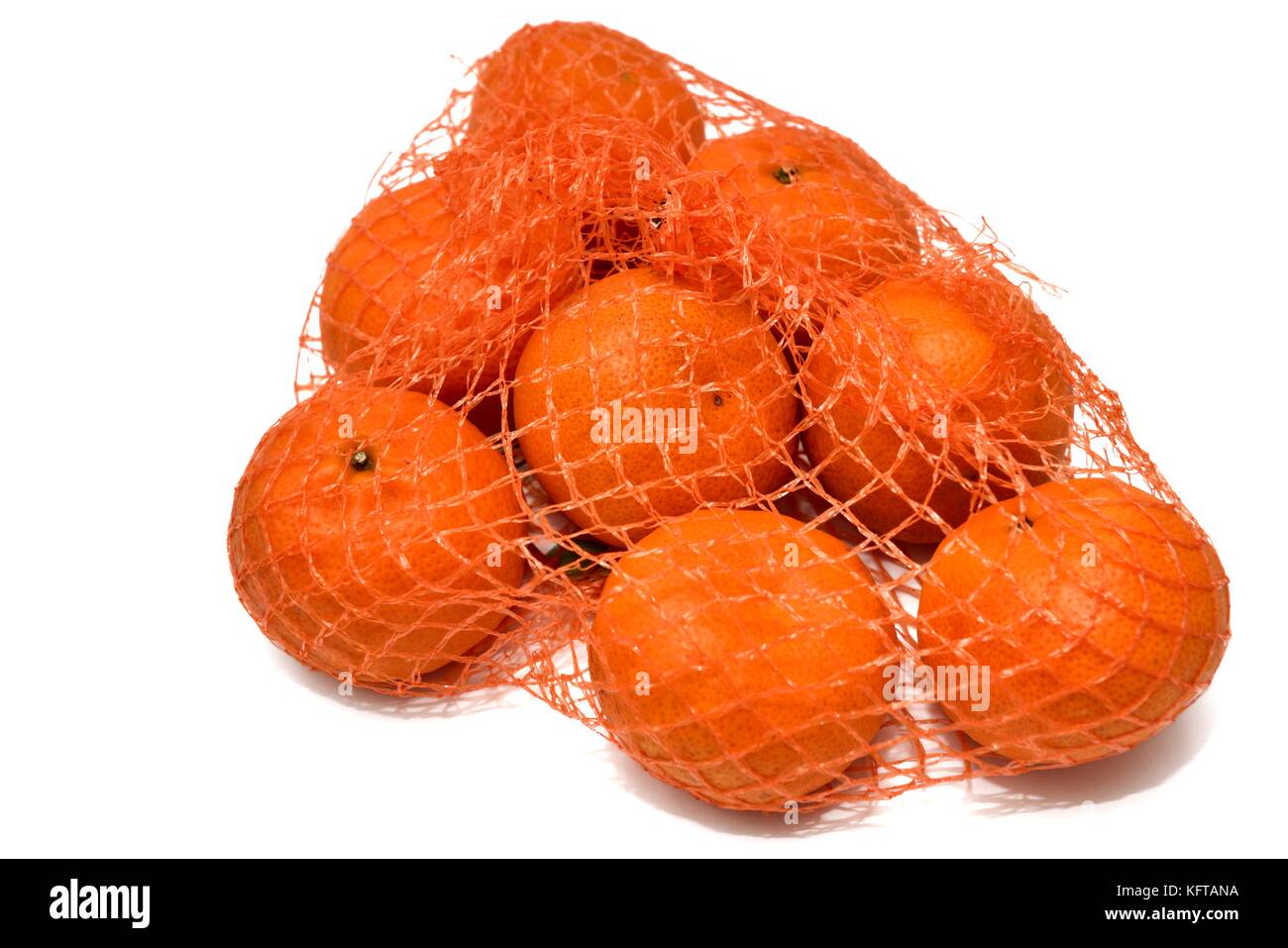 A net of clementine oranges Stock Photo Alamy