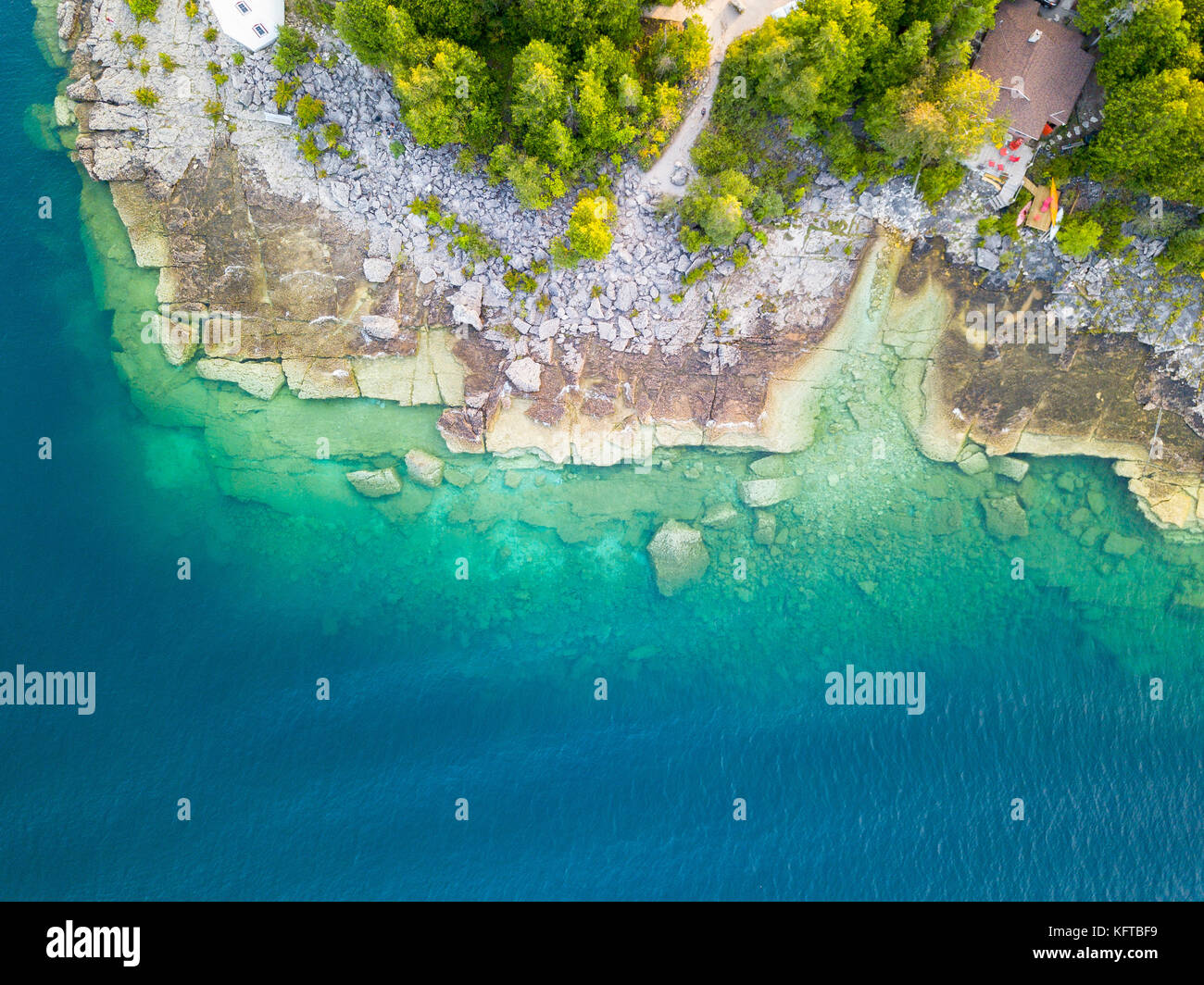 Tobermory From Above Stock Photo Alamy