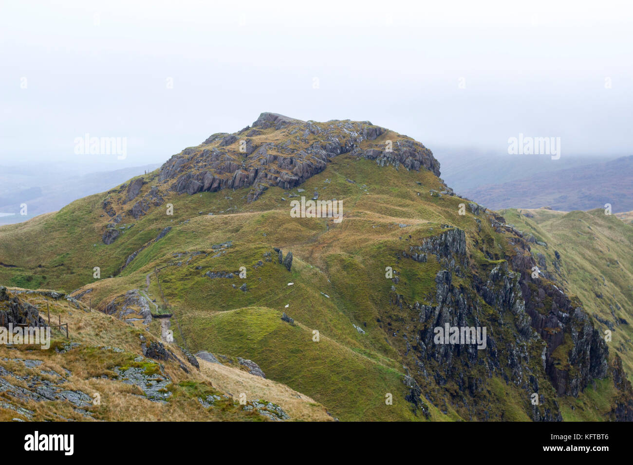 A Peak near Crib Goch Stock Photo Alamy