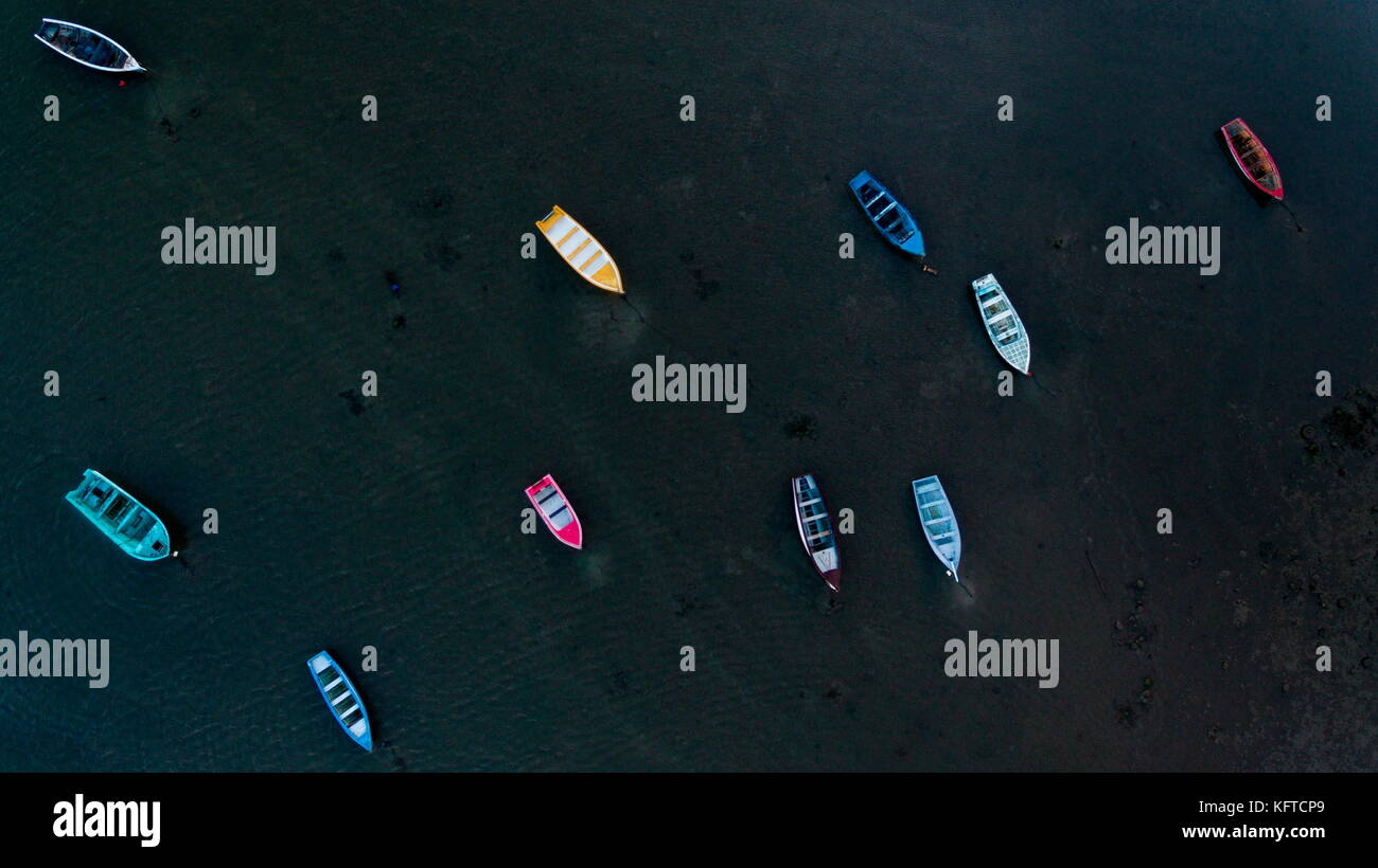 Red bus converted into a cafe, Saint Martin, Mauritius Stock Photo - Alamy