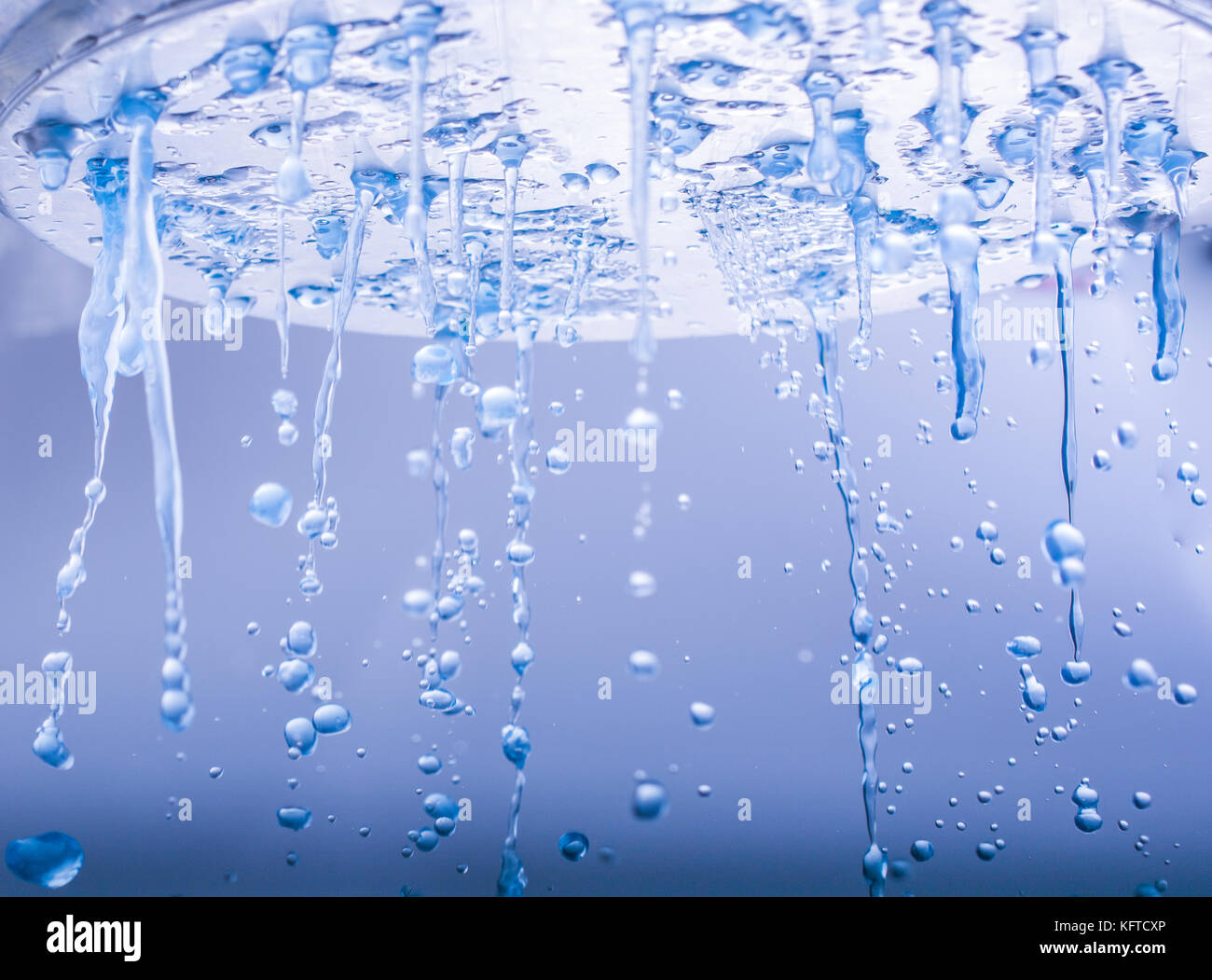Water drops fake raining effect Stock Photo - Alamy