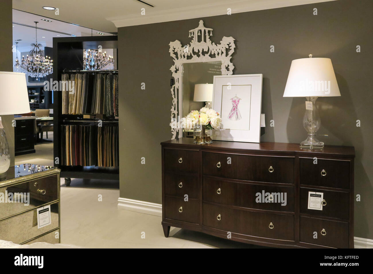 Ethan Allen Interiors Furniture Store, NYC, USA Stock Photo Alamy