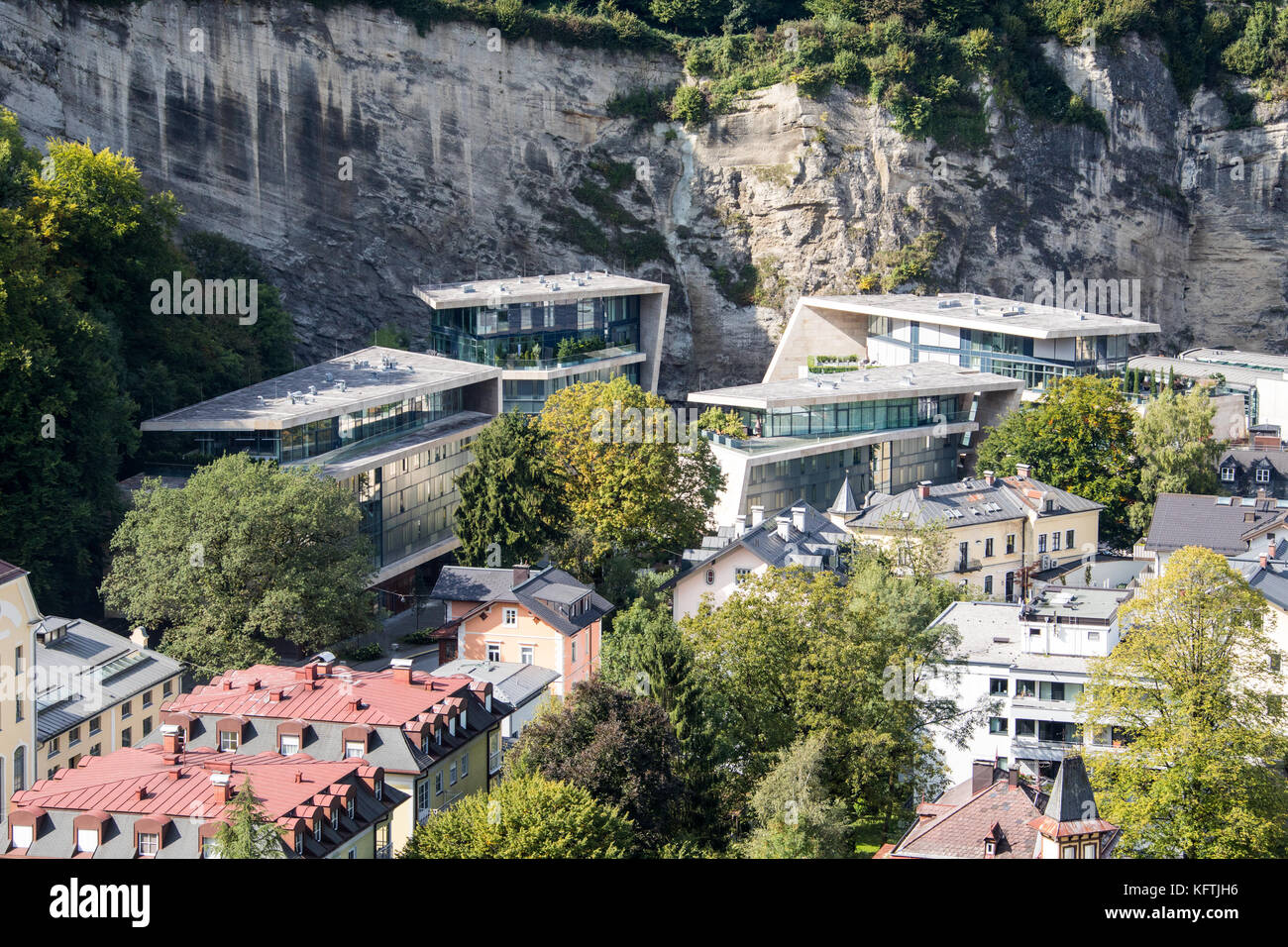 Jewels of Salzburg, Housing development designed by Hariri and Hariri Architecture, Salzburg, Austria Stock Photo