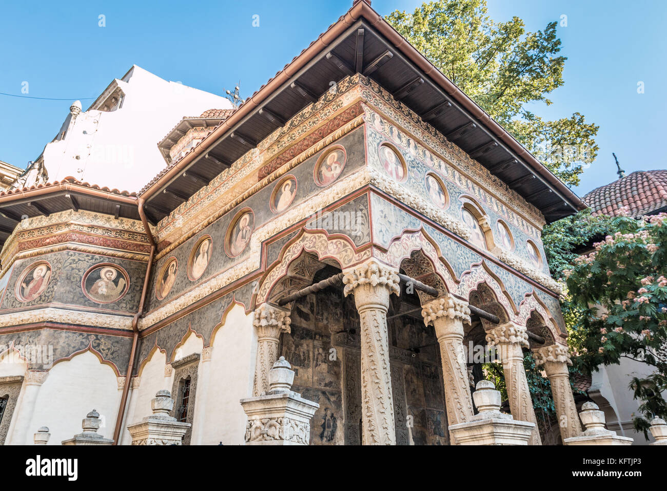 Monastery Bucharest Old monastery in Bucharest Romania Stock Photo - Alamy