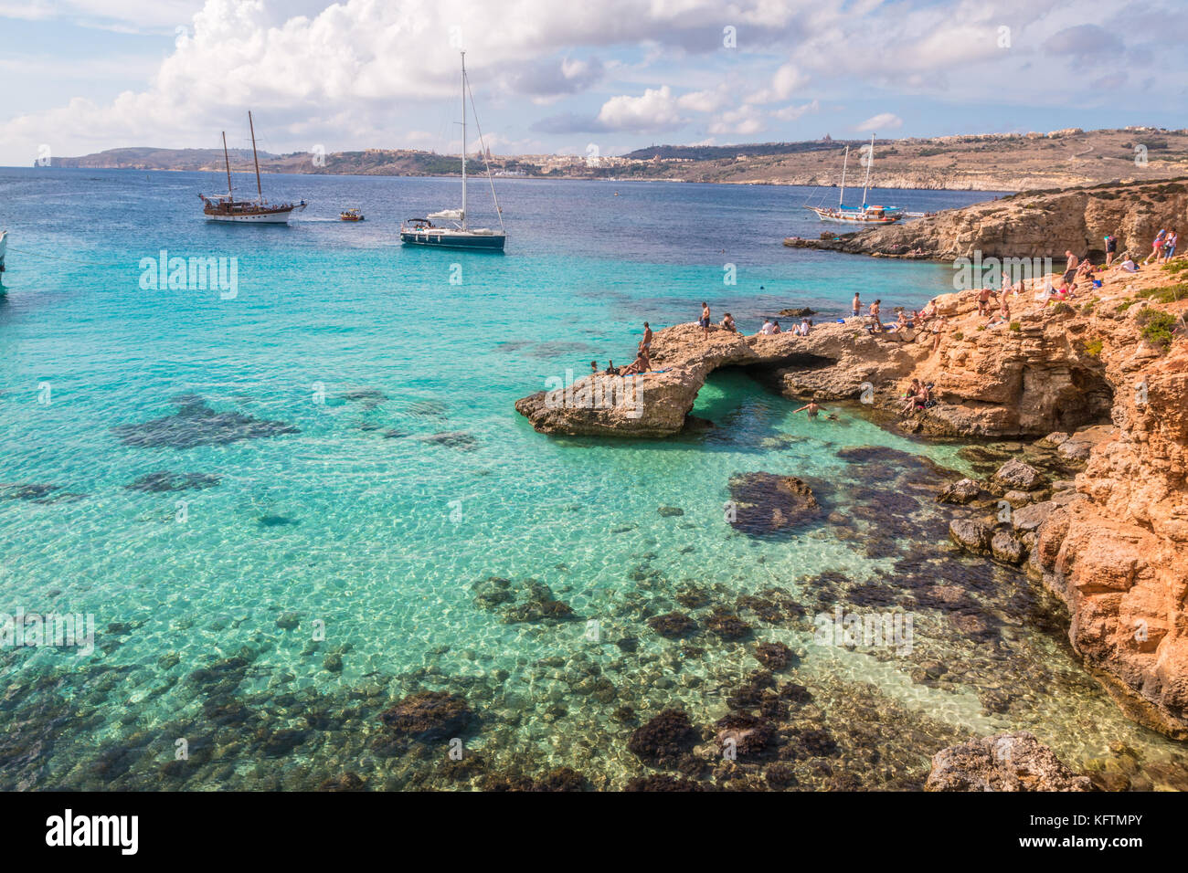 Comino Island in Malta Stock Photo