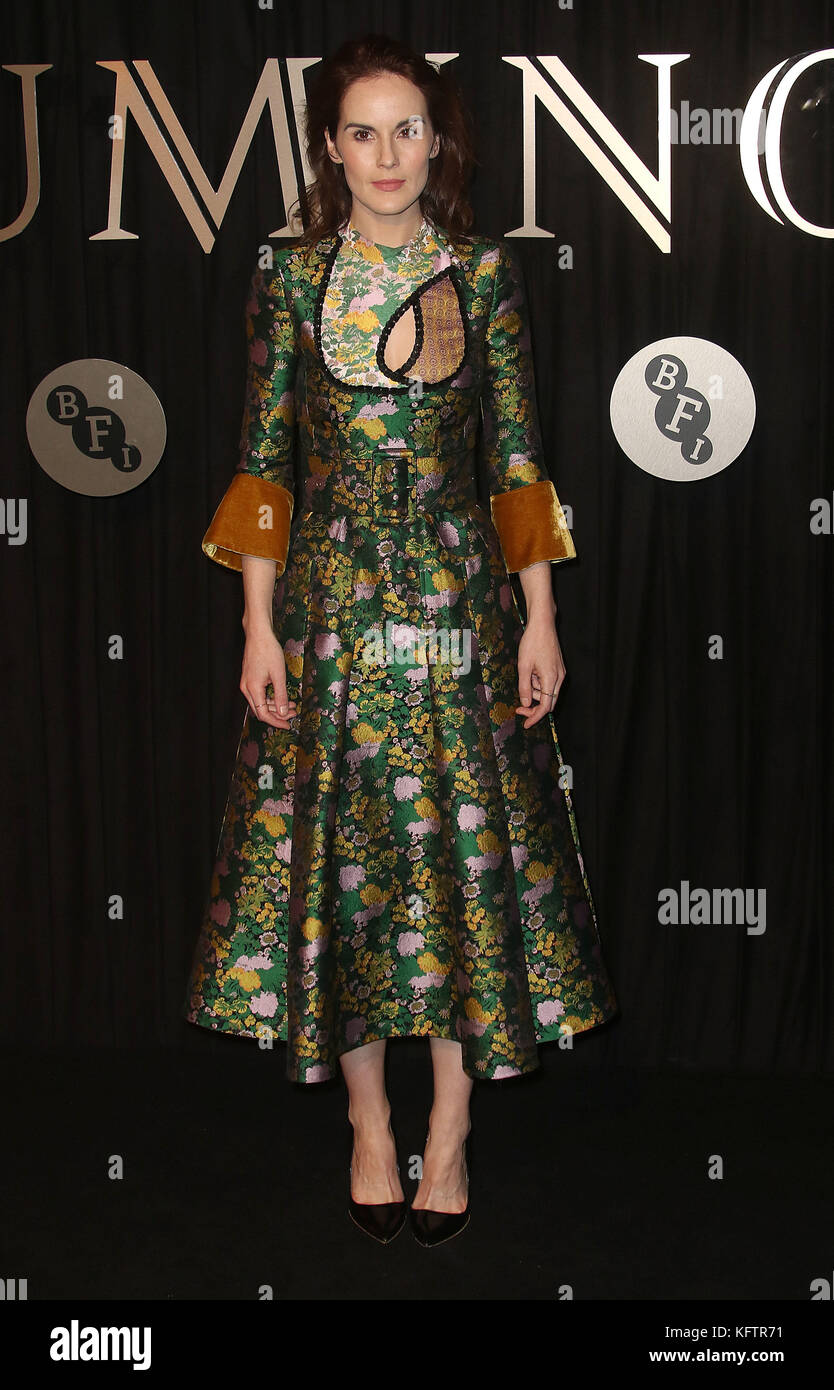Oct 03, 2017 - Michelle Dockery attending 'BFI Luminous Fundraising