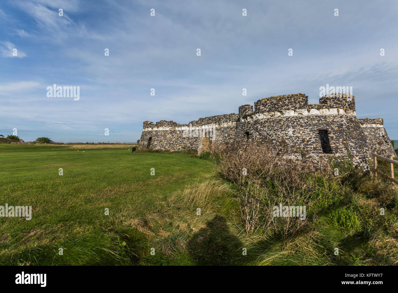 Coastal bays around Kingsgate Area of Thanet,Kent,UK Stock Photo