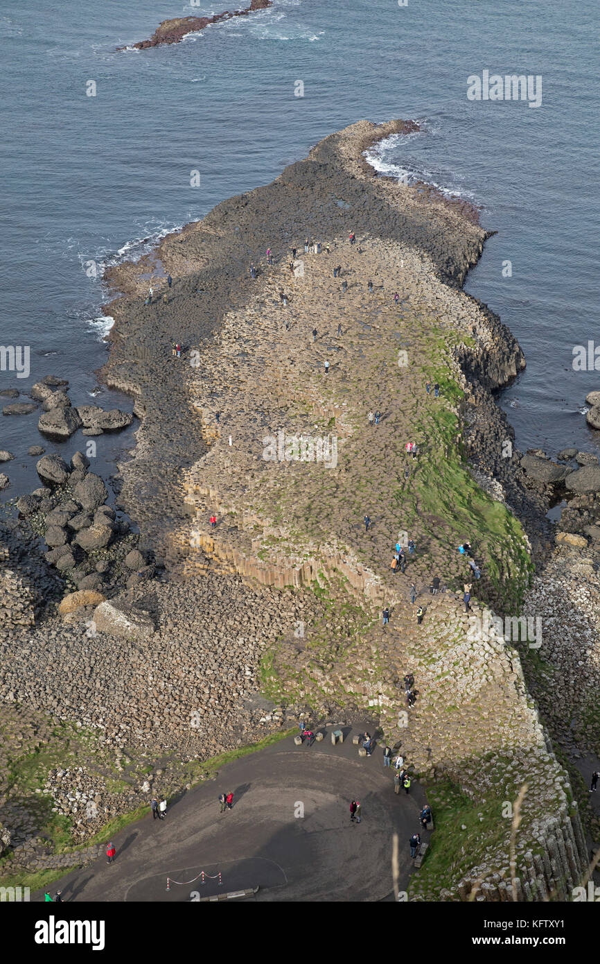 basaltic columns, Giants Causeway, Bushmills, Co. Antrim, Northern