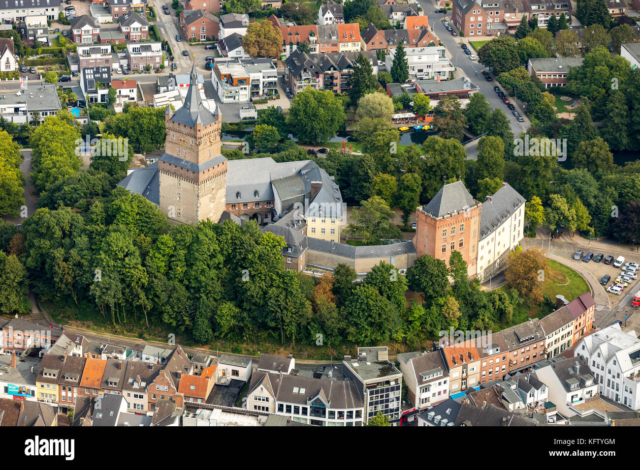 Schwanenburg Kleve, castle stronghold, Kleve, Niederrhein, North Rhine