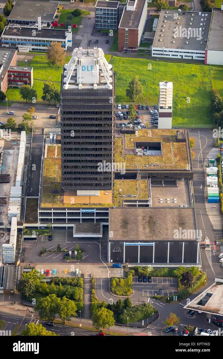 Skyscraper DLF Germany radio, radio station, editorial building, Germany  radio, Radeberggürtel, Cologne, Rhineland, North Rhine-Westphalia, Germany,  E Stock Photo - Alamy