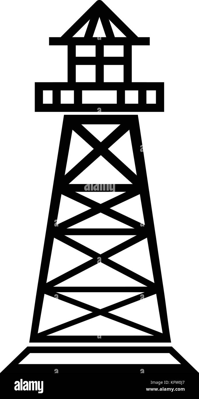 Lighthouse icon, simple style Stock Vector Image & Art - Alamy