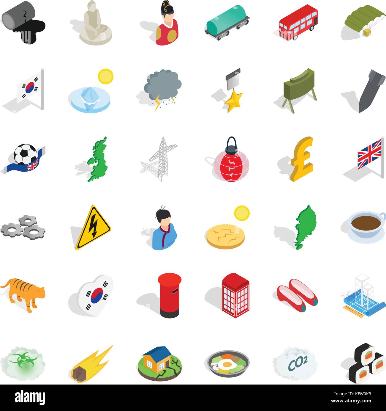 History icons set, isometric style Stock Vector Image & Art - Alamy