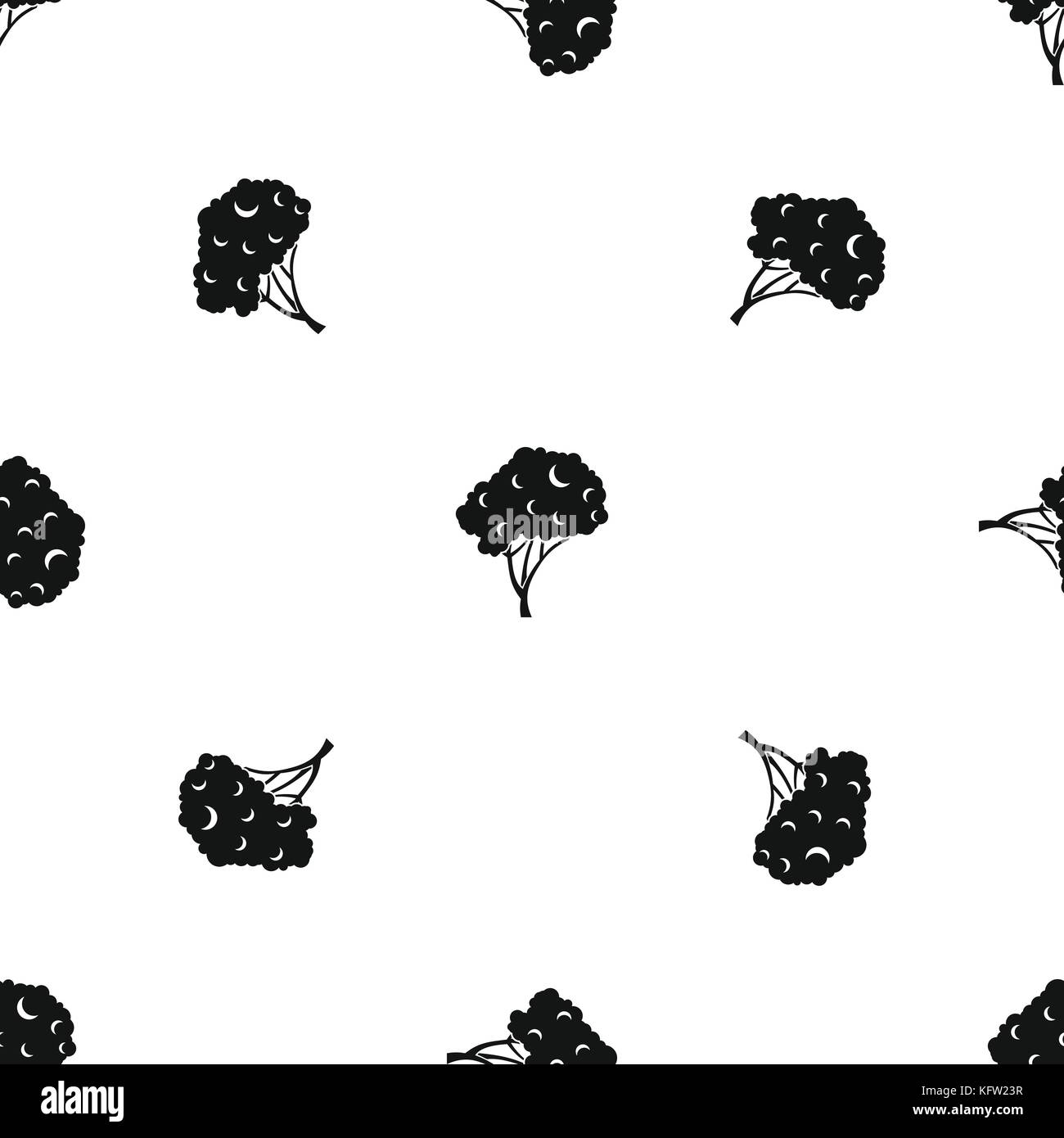 Tree pattern seamless black Stock Vector Image & Art - Alamy
