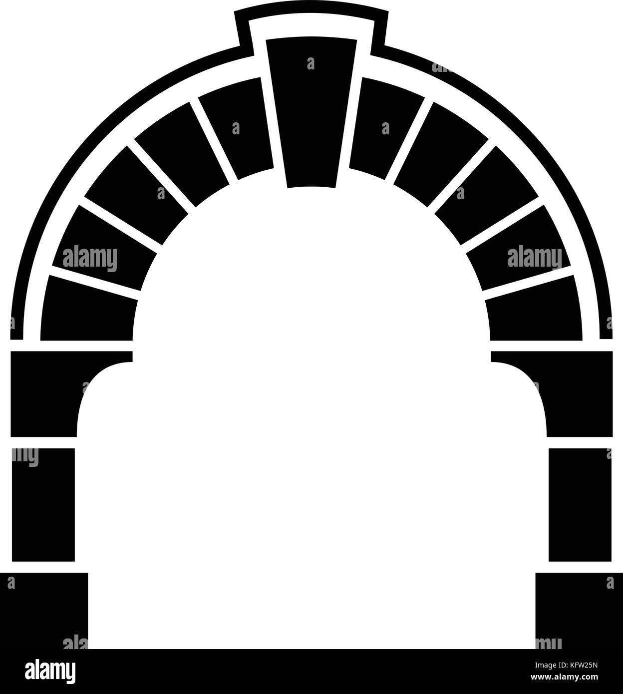 Round gate icon, simple style Stock Vector Image & Art - Alamy