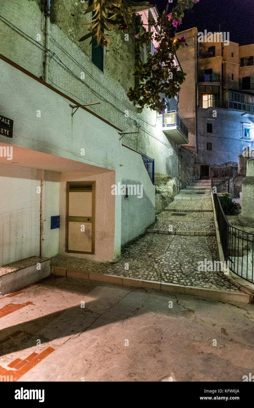 Peschici and the Gargano National Park. Italy. Stock Photo