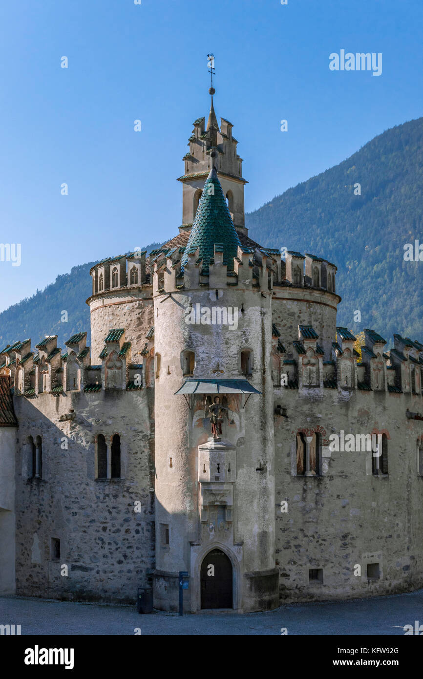 Castel Sant'Angelo in the Neustift Monastery near Brixen, South Tyrol, Italy, Europe Stock Photo