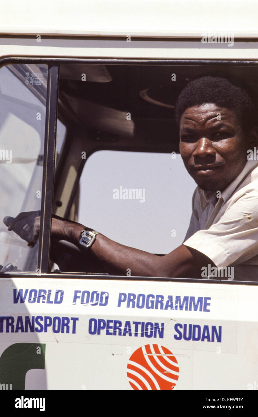 Khartoum, Sudan September 1986 A 1 million food airlift relief