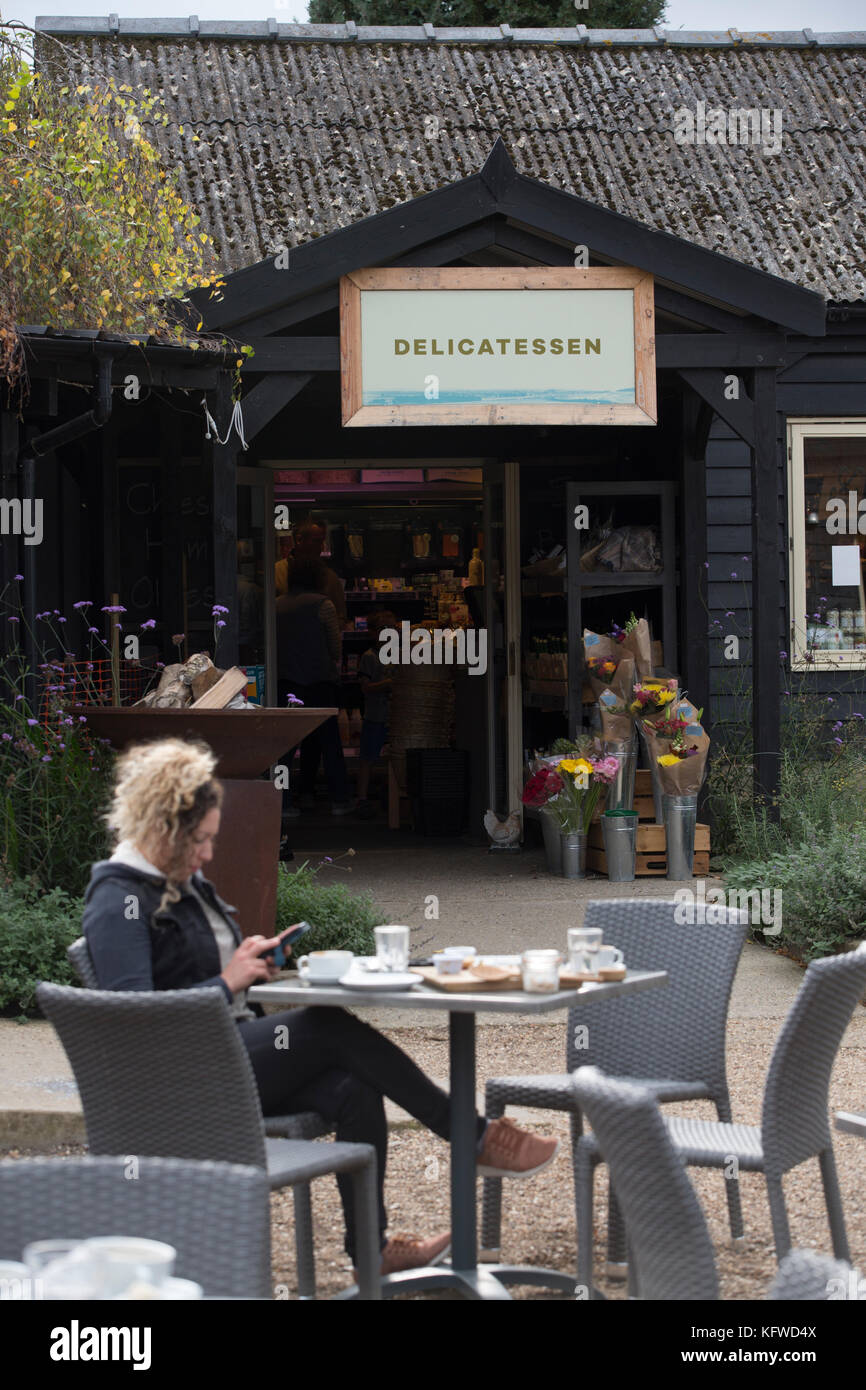 Award winning farm shop and cafe hires stock photography and images