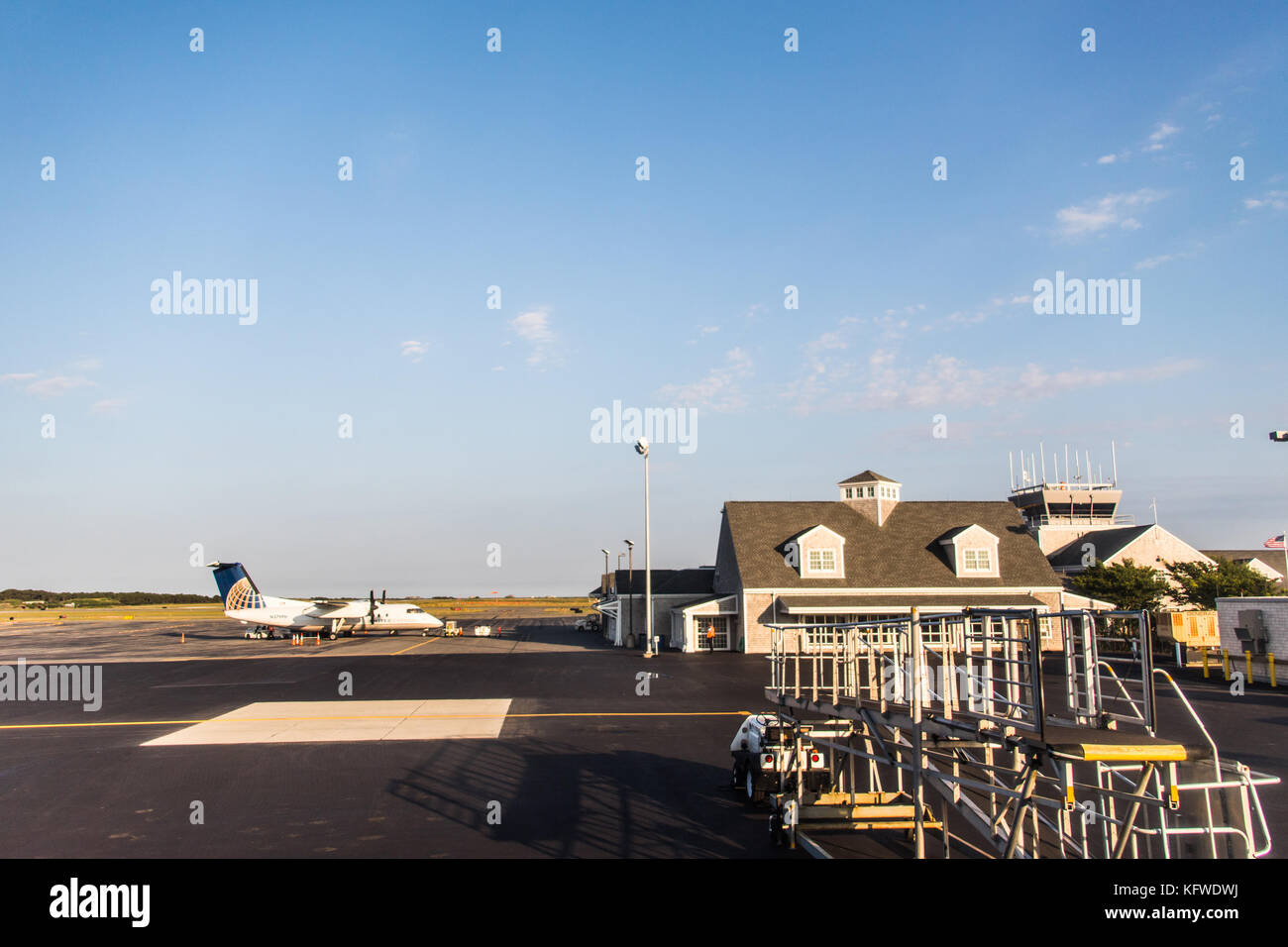 Nantucket Memorial Airport, ACK, Nantucket, Massachusetts, USA Stock Photo