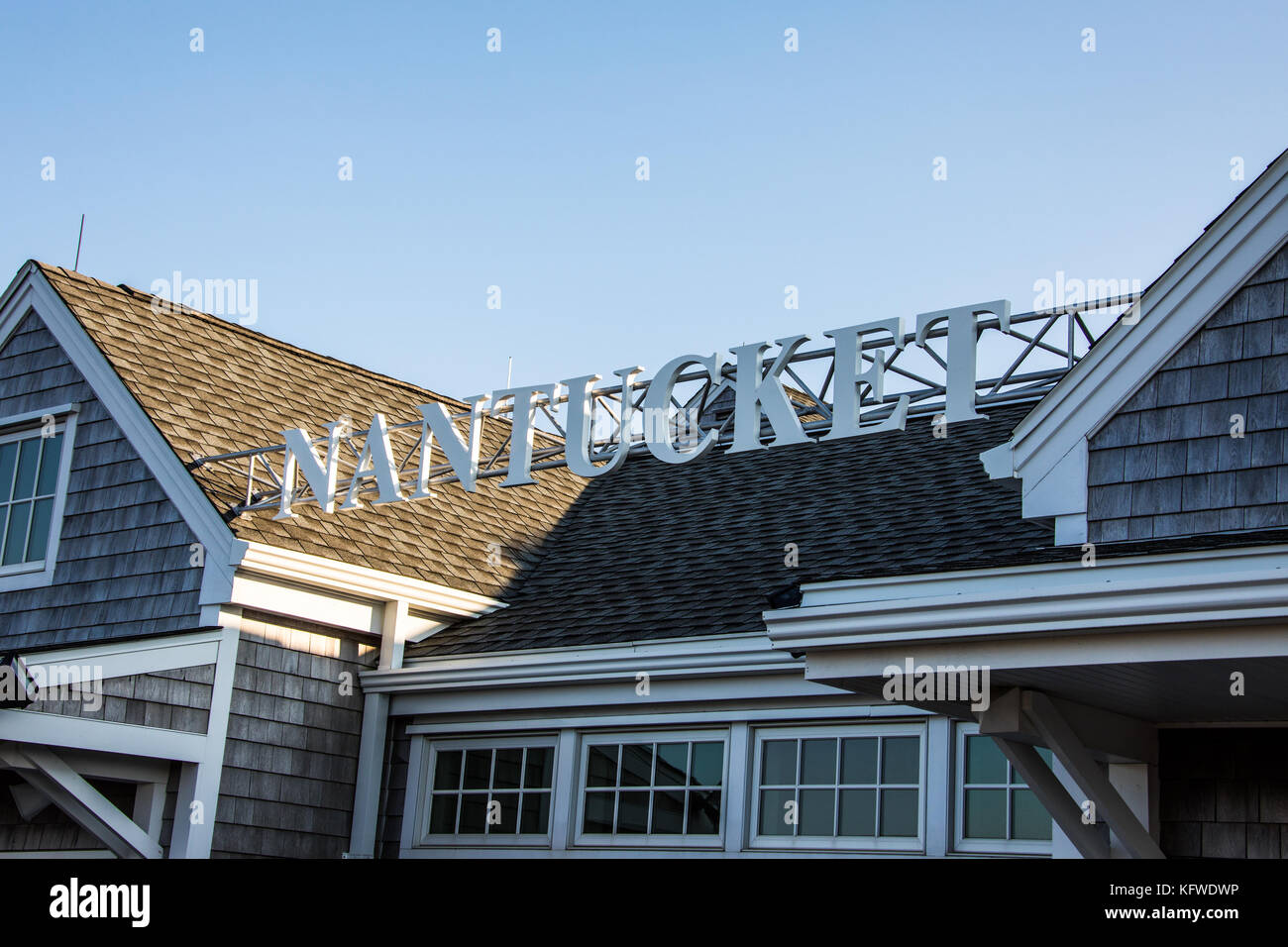 Nantucket Memorial Airport, ACK, Nantucket, Massachusetts, USA Stock