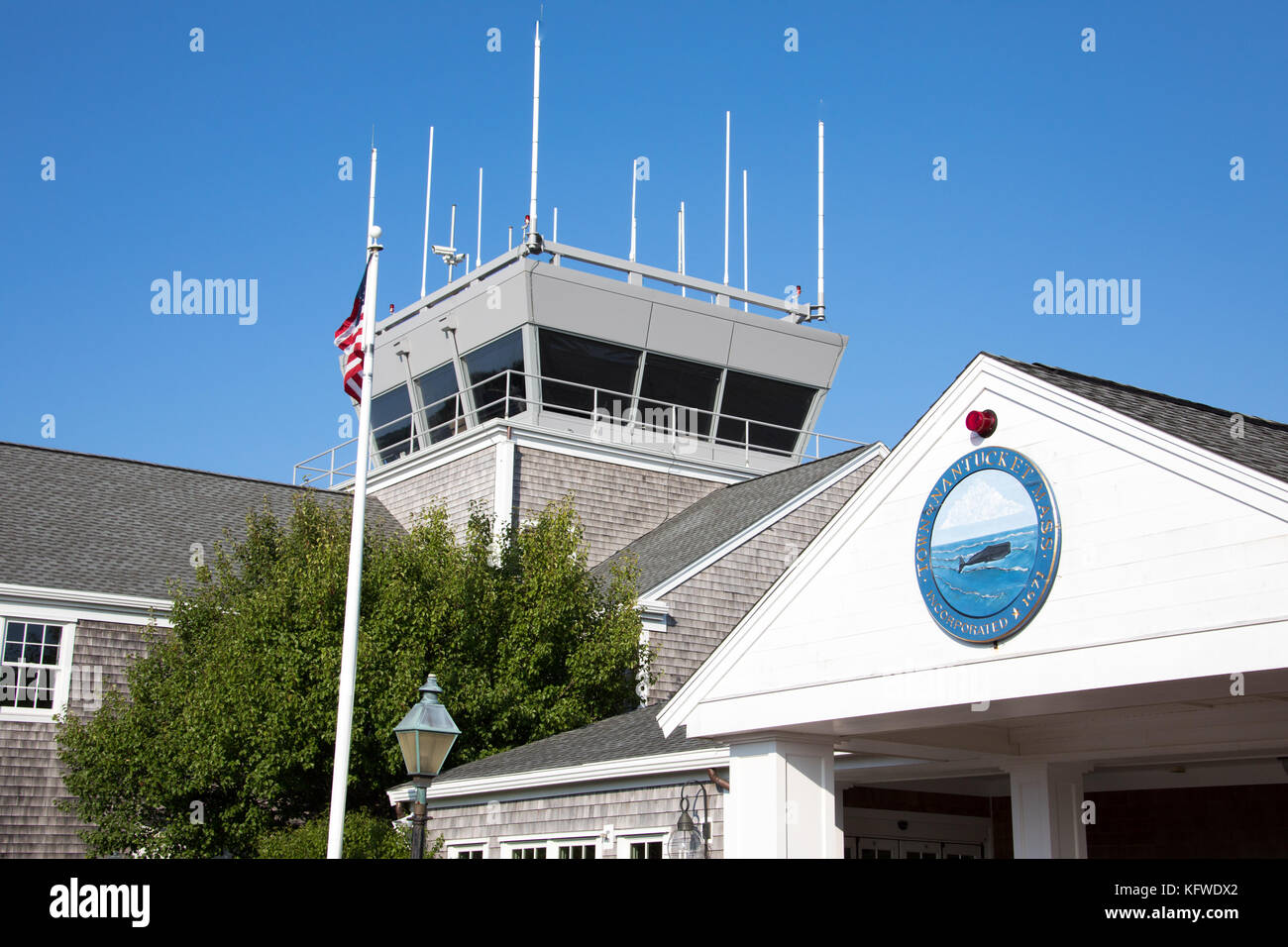 Nantucket Memorial Airport, ACK, Nantucket, Massachusetts, USA Stock