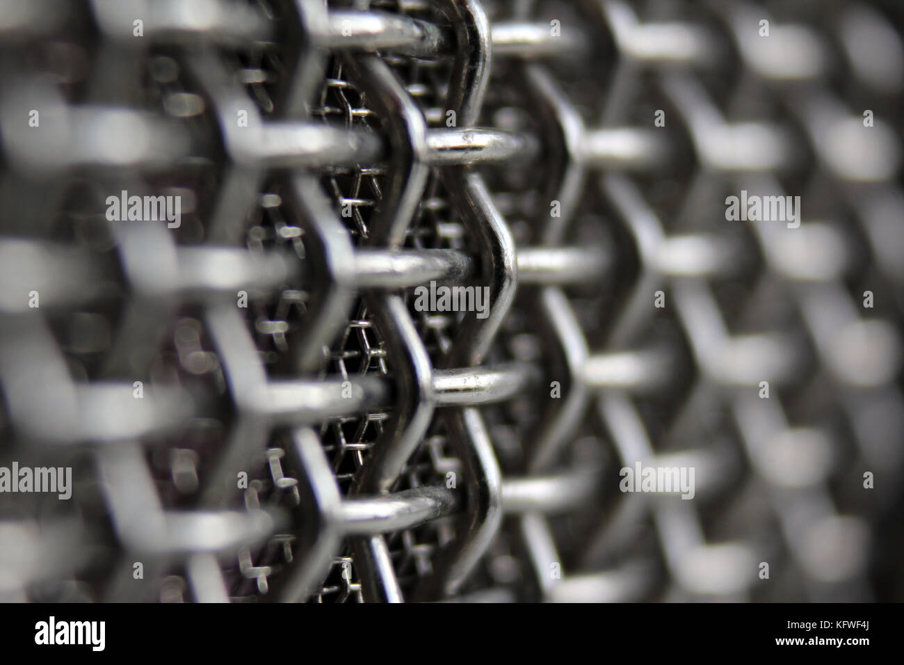 Condenser Microphone Grill, Close Up Stock Photo Alamy