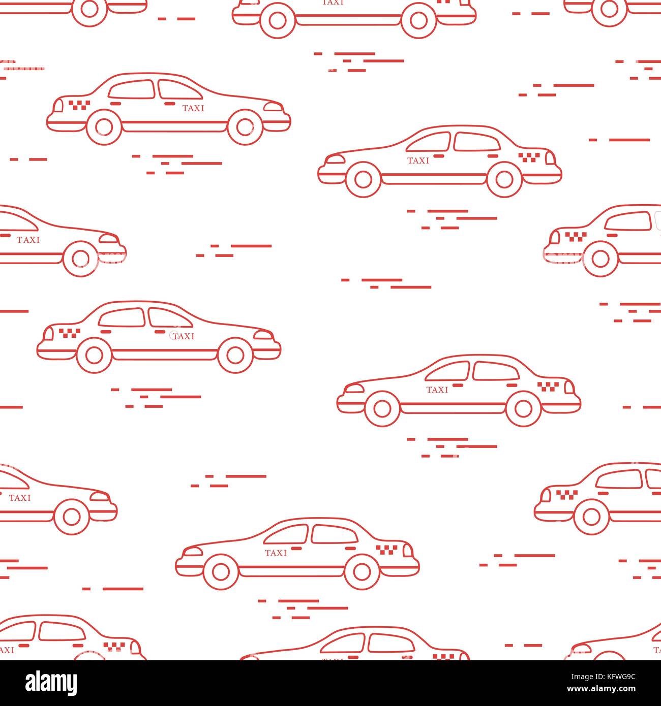 Taxi Car Print Pattern Blanket