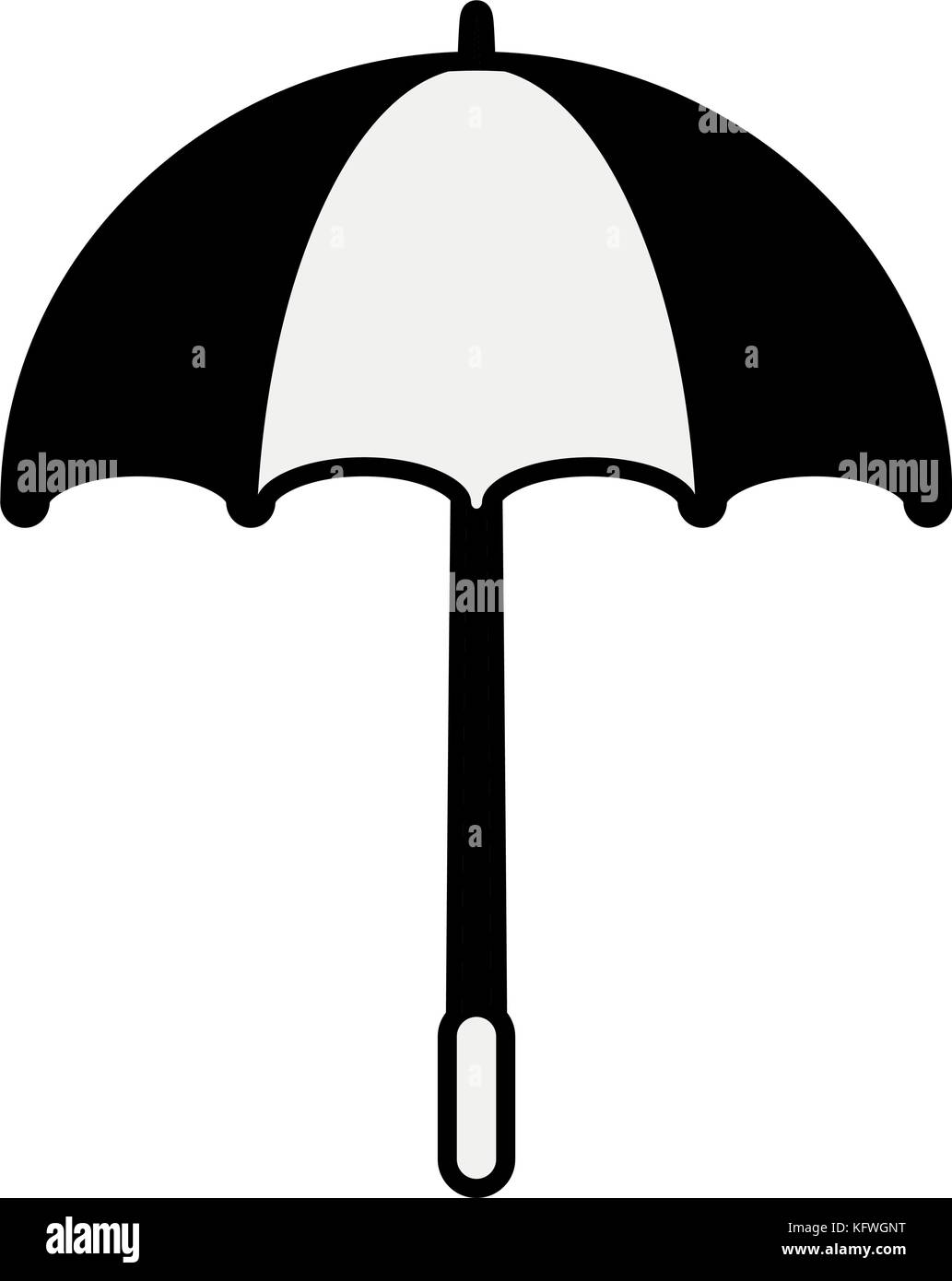 umbrella striped icon image Stock Vector Image & Art - Alamy