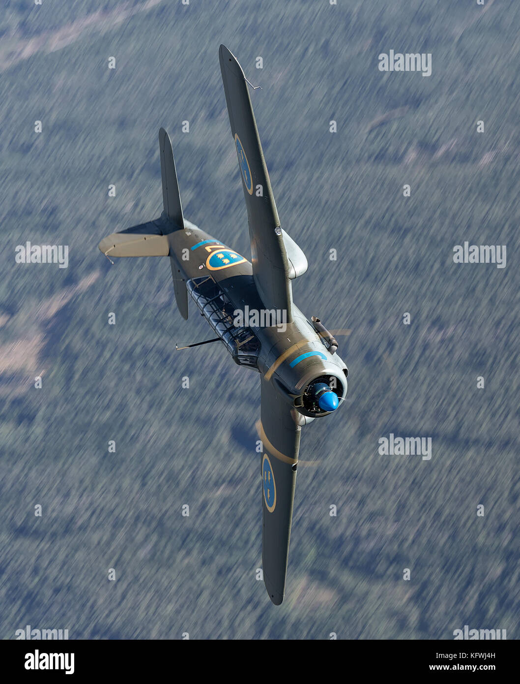 Saab B17 Dive bomber Stock Photo