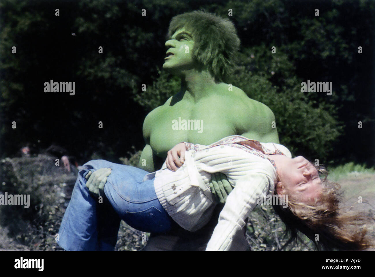 THE INCREDIBLE HULK 1978-1982 Universal TV series with Lou Ferrigno Stock Photo