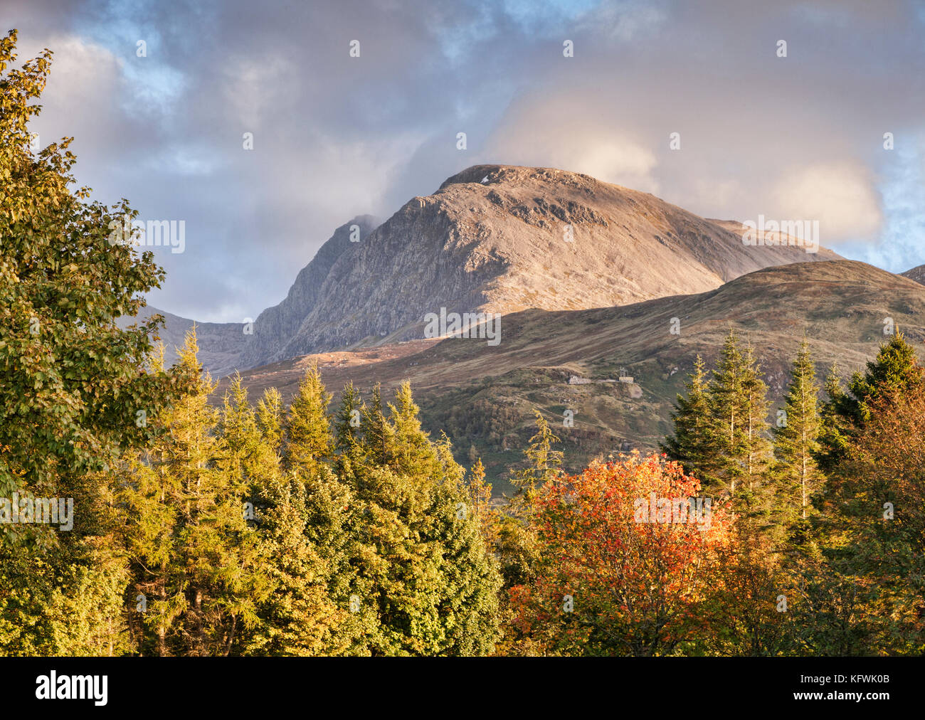 Ben Nevis, Scotland's highest mountain, near Fort William, Highland, Scotland, UK Stock Photo