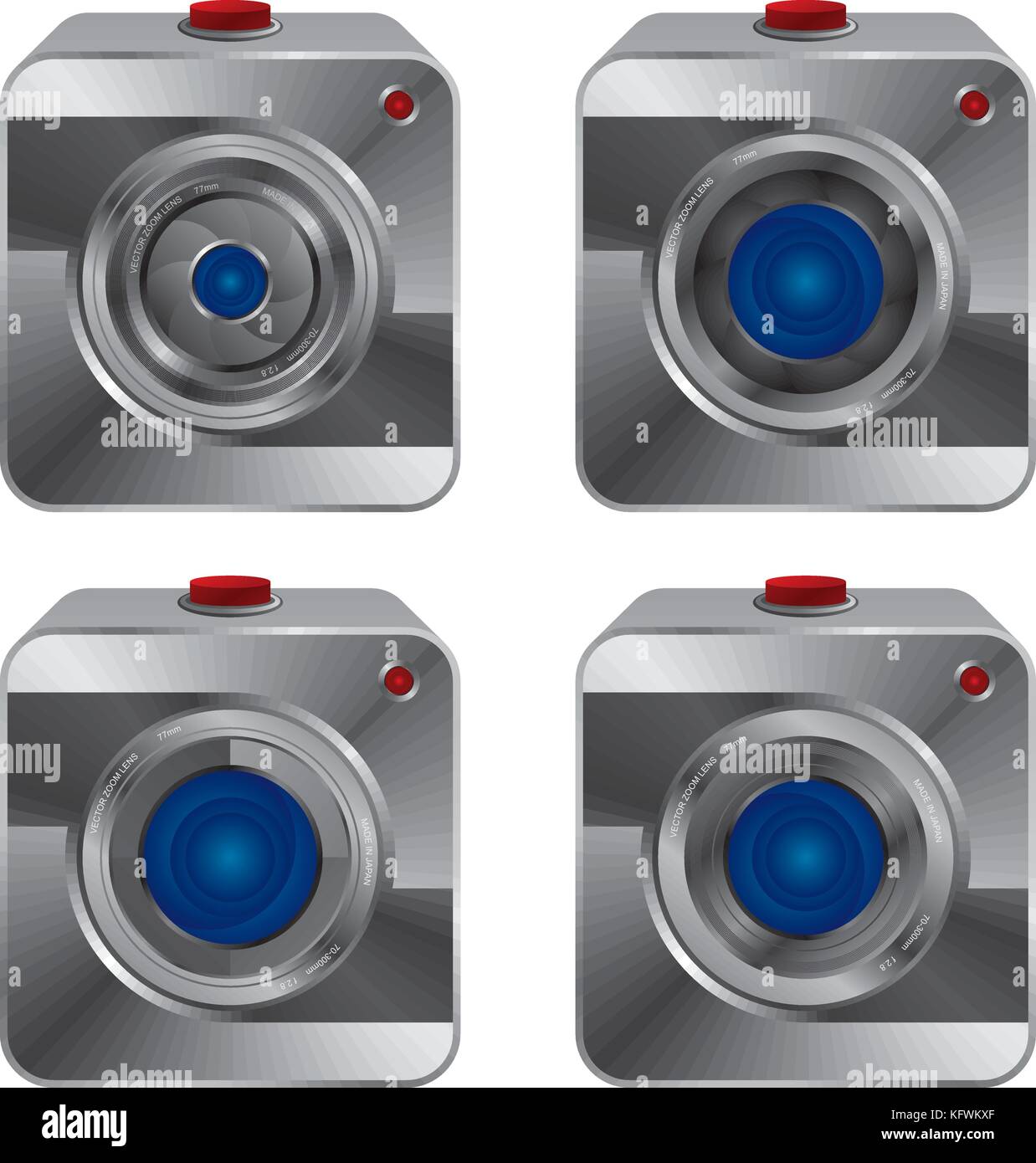 media interface camera vector graphic art illustration Stock Vector ...