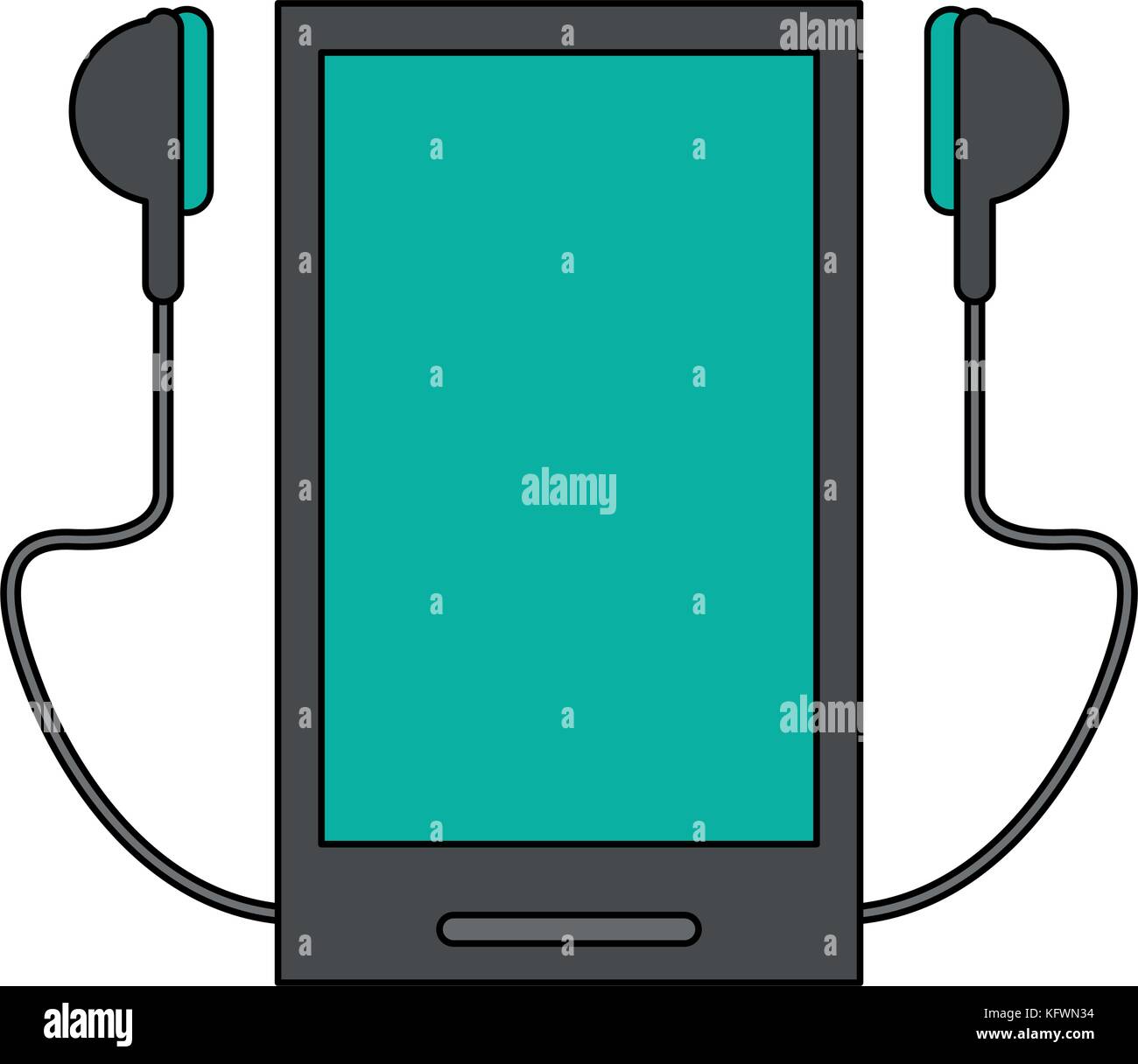 portable music player icon image Stock Vector Image & Art - Alamy